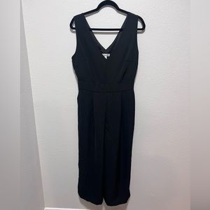 Prologue Sleeveless V-Neck Black Romper With Pockets Size Medium